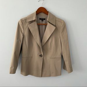 Ann Taylor Womens Suit Jacket - Gray - Size 4